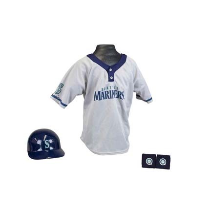 Franklin Seattle Mariners MLB Kid's Team Baseball Uniform Set (Ages 5 - 9)