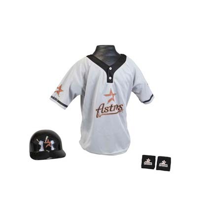 Franklin Houston Astros MLB Kid's Team Baseball Uniform Set (Ages 5 - 9)
