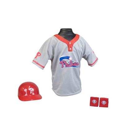 Franklin Philadelphia Phillies MLB Kid's Team Baseball Uniform Set (Ages 5 - 9)