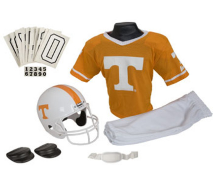 Franklin Tennessee Volunteers DELUXE Youth Helmet and Football Uniform Set (Medium)
