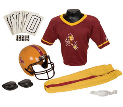 Franklin Arizona State Sun Devils DELUXE Youth Helmet and Football Uniform Set (Medium)