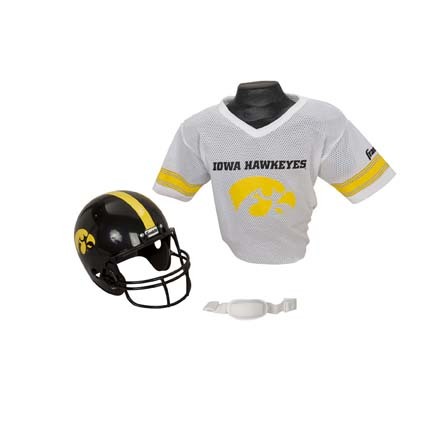 Franklin Iowa Hawkeyes Football Helmet and Jersey Set
