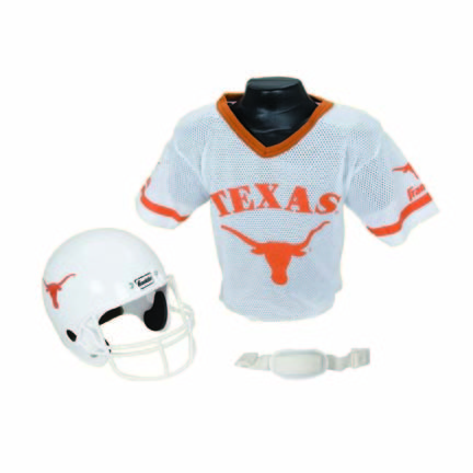 Franklin Texas Longhorns Football Helmet and Jersey Set