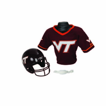 Franklin Virginia Tech Hokies Football Helmet and Jersey Set