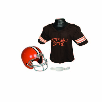 Franklin Cleveland Browns Football Helmet and Jersey Set