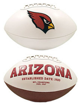 Arizona Cardinals Limited Edition Embroidered Signature Series Football from Fotoball