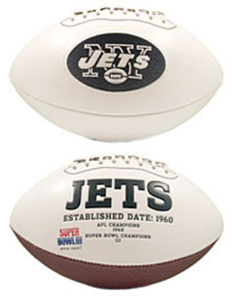 New York Jets Limited Edition Embroidered Signature Series Football from Fotoball