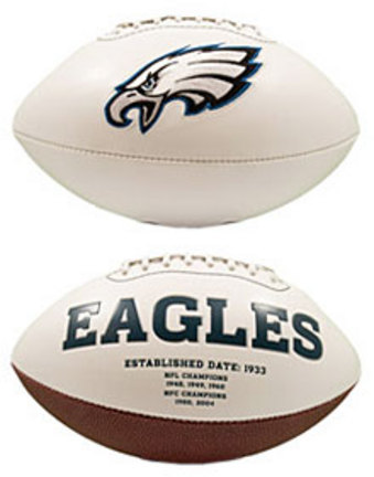 Philadelphia Eagles Limited Edition Embroidered Signature Series Football from Fotoball
