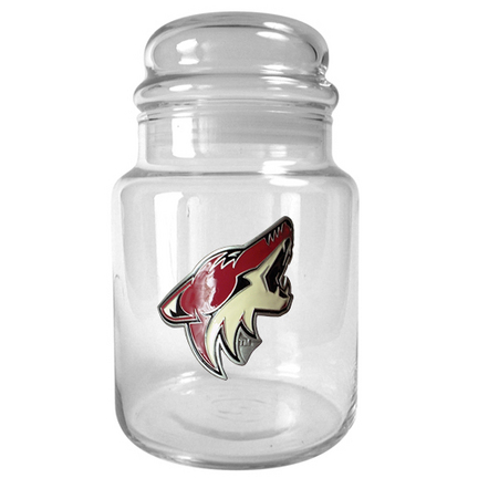 Phoenix Coyotes 31 oz Glass Candy Jar