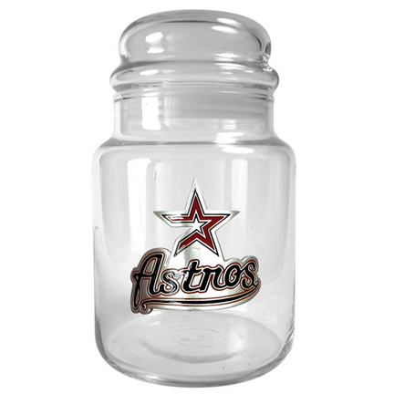 Houston Astros 31 oz Glass Candy Jar