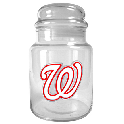 Washington Nationals 31 oz Glass Candy Jar