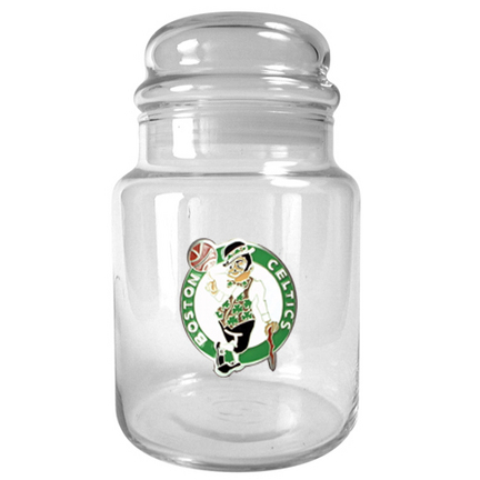 Boston Celtics 31 oz Glass Candy Jar