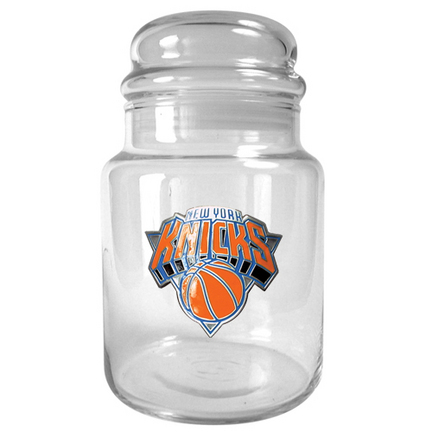 New York Knicks 31 oz Glass Candy Jar