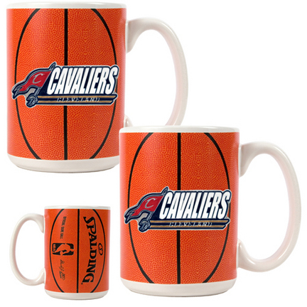 Coffee Shops Cleveland on Cleveland Cavaliers 2 Piece Gameball Coffee Mug Set  With  Cavaliers