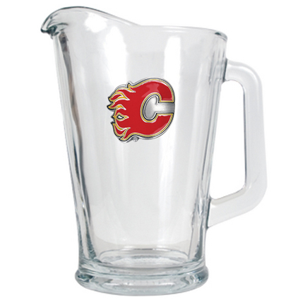 Calgary Flames 60 oz. Glass Pitcher