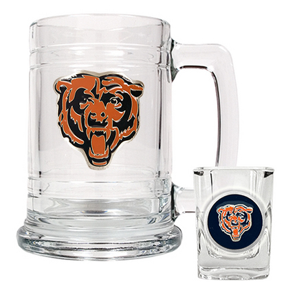 Chicago Bears Boilermaker Set (15 oz. Mug and 2 oz. Shot Glass)