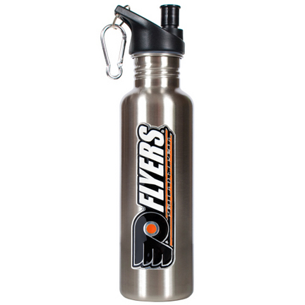 Philadelphia Flyers 26 oz. Stainless Steel Water Bottle with Pop Up Spout 