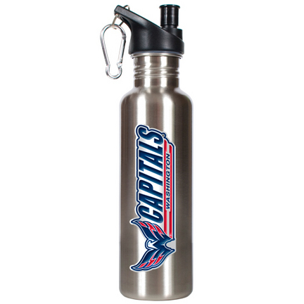 Washington Capitals 26 oz. Stainless Steel Water Bottle with Pop Up Spout 