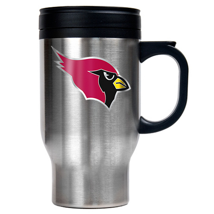 Arizona Cardinals 16 oz. Stainless Steel Travel Mug
