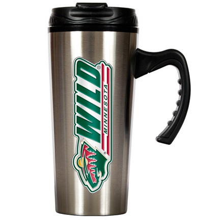 Minnesota Wild 16 oz. Stainless Steel Travel Mug