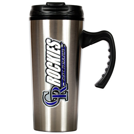 Colorado Rockies 16 oz. Stainless Steel Travel Mug