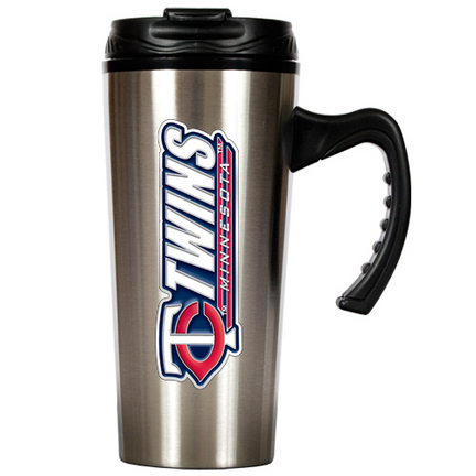 Minnesota Twins 16 oz. Stainless Steel Travel Mug