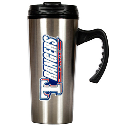 Texas Rangers 16 oz. Stainless Steel Travel Mug