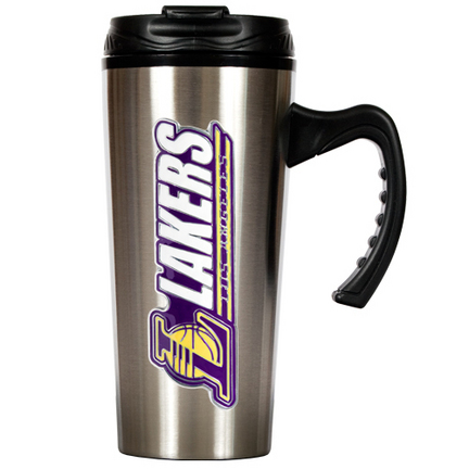 Los Angeles Lakers 16 oz. Stainless Steel Travel Mug