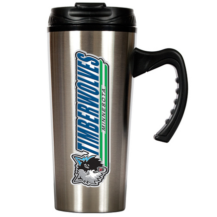 Minnesota Timberwolves 16 oz. Stainless Steel Travel Mug