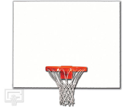 42" x 60" White Steel Rectangular Backboard