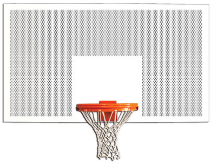 42" x 72" Perforated Steel Rectangular Backboard