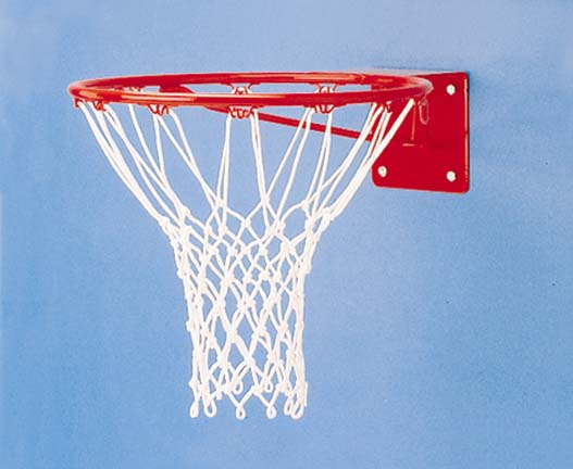 Institutional Fixed Basketball Goals with Nylon Nets