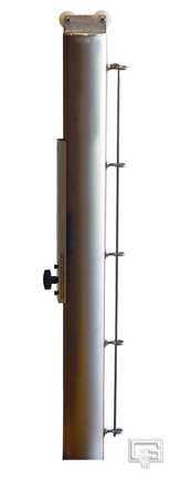 Deluxe Indoor Aluminum Tennis Upright Post