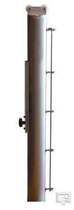 Deluxe Indoor Aluminum Tennis Upright Post