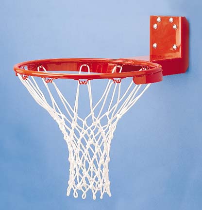 Institutional Reverse Mount Basketball Goals with Nylon Nets