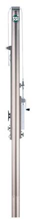 Collegiate Upright Post for the Collegiate Volleyball Court System from Gared - One Upright