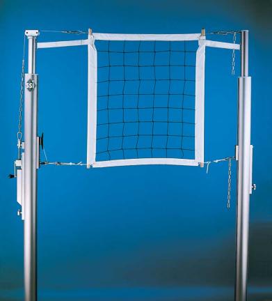 Master Telescopic 2 Court Volleyball System without Floor Sleeves and Covers