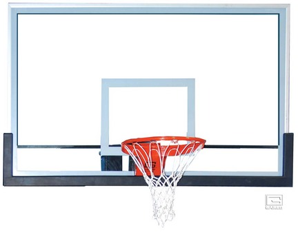 42” x 60” Glass Rectangular Basketball Backboard