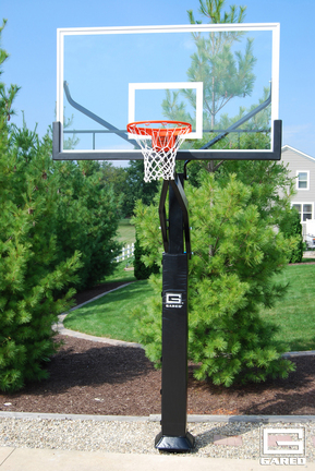 Pro Jam Adjustable Basketball System with Glass Backboard