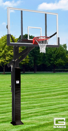 All Pro Jam Adjustable Basketball System with a Polycarbonate Backboard