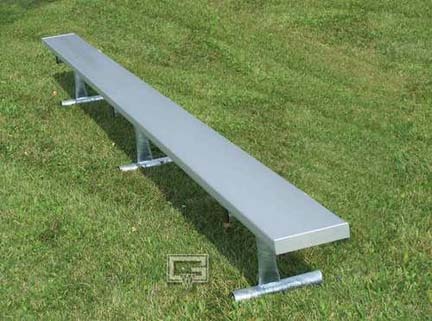15' Portable Aluminum Bench