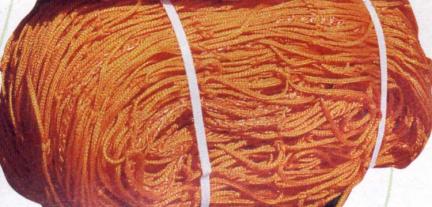 3mm Orange  7' x 21' Soccer Nets (Pair)