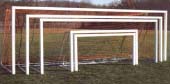 6 1/2' x 18' All-Star II Club Portable Soccer Goals - 1 Pair