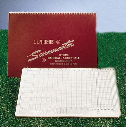Peterson's Baseball Scoremaster Scorebook - Set of 12 Scorebooks