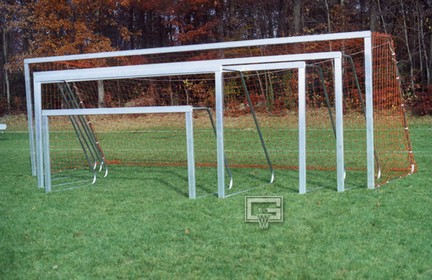 7' x 21' All-Star Recreational Portable Soccer Goals - 1 Pair