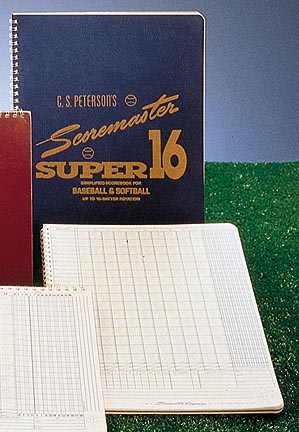 Peterson's Baseball Super Scoremaster 16 Scorebook from Gared - Set of 12 Scorebooks