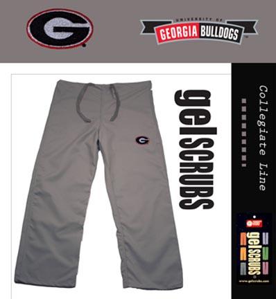Georgia Bulldogs Scrub Style Pant from GelScrubs (with the G Logo)