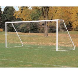 6'6" x 18' Portable Aluminum Soccer Goals - 1 Pair
