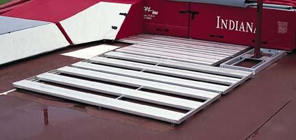 Aluminum Pit Platform for the National High Jump Landing System