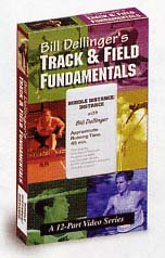 Coaching legend Bill Dellinger with other top university coaches present this comprehensive 12-part video series on track and field techniques.  Strong emphasis is given to the analysis and development of the athlete's potential through a variety of drills.Only includes the "Triple Jump" video.